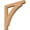 Ekena Millwork Thorton Block Smooth Bracket, Western Red Cedar, 3 1/2"W x 32"D x 32"H BKT04X32X32THR05SWR - alternate 1